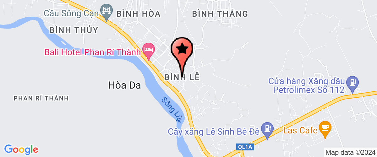 Map go to Trung Dac Transport Company Limited