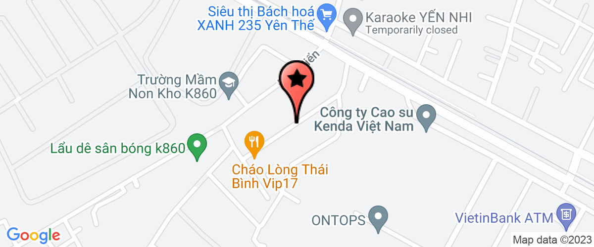 Map go to NongHieu Tam Forestry Company Limited