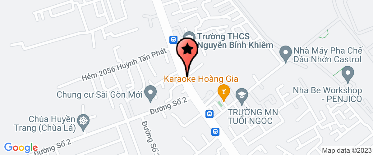 Map go to Nam Tri Thanh Service Trading Production Company Limited
