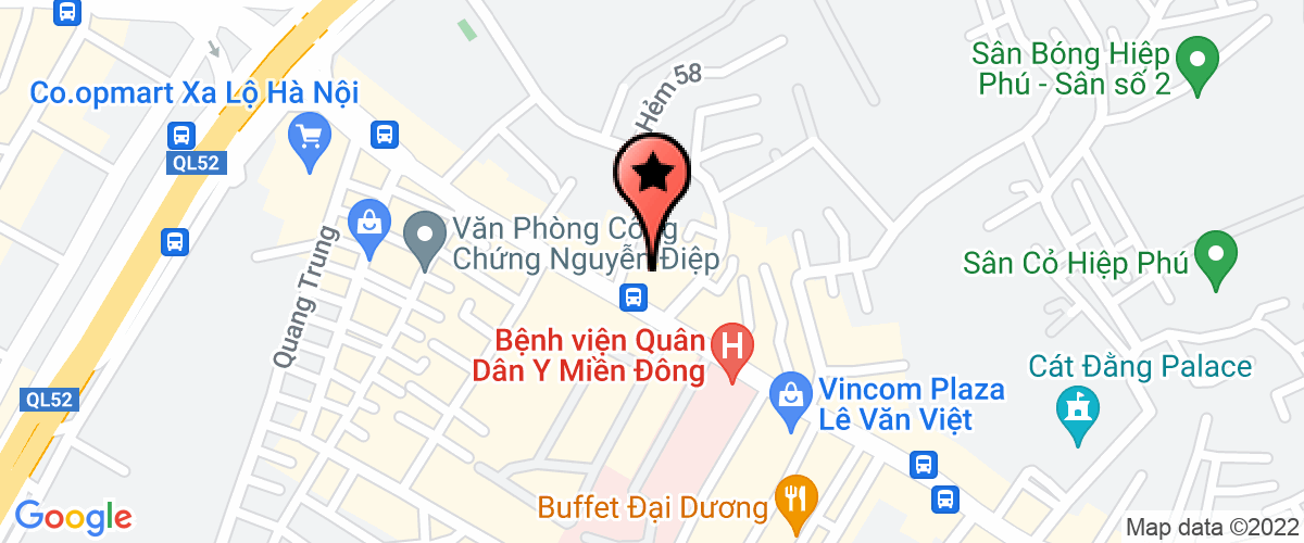 Map go to My Vien Lan Anh Spa Company Limited