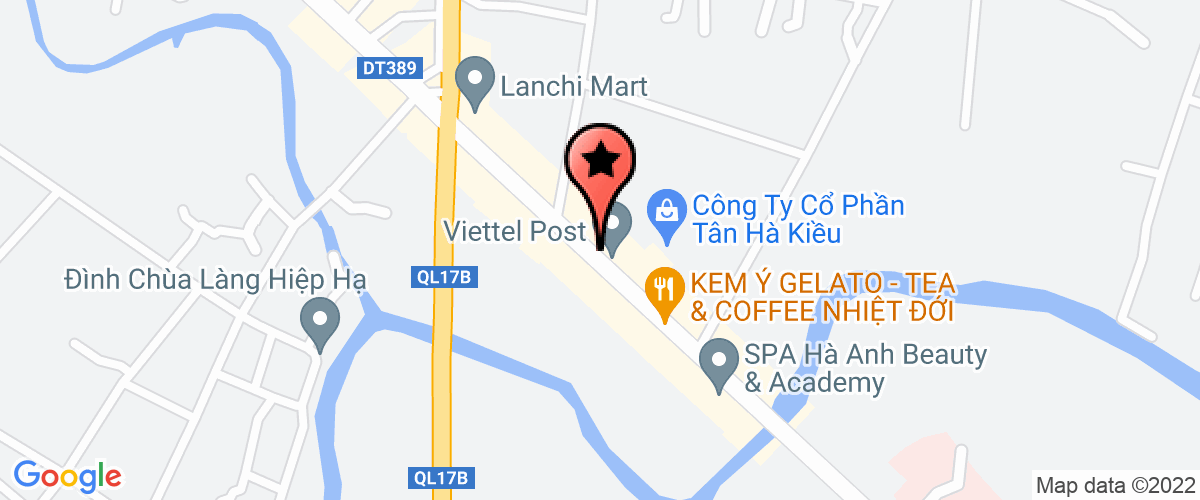 Map go to Ngoc Lam Hd Trading And Production Joint Stock Company
