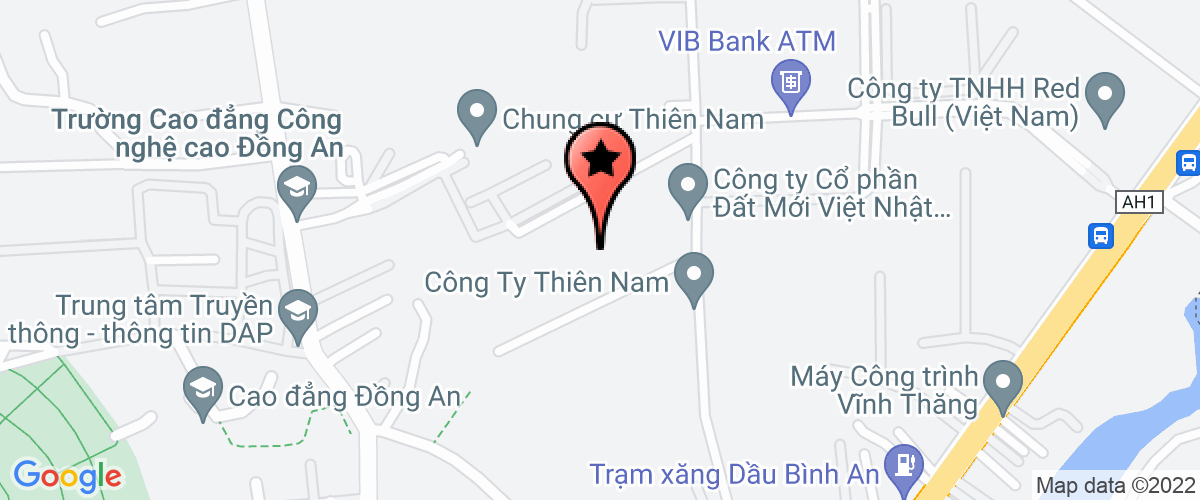 Map go to Thien Hung Development And Investment Joint Stock Company