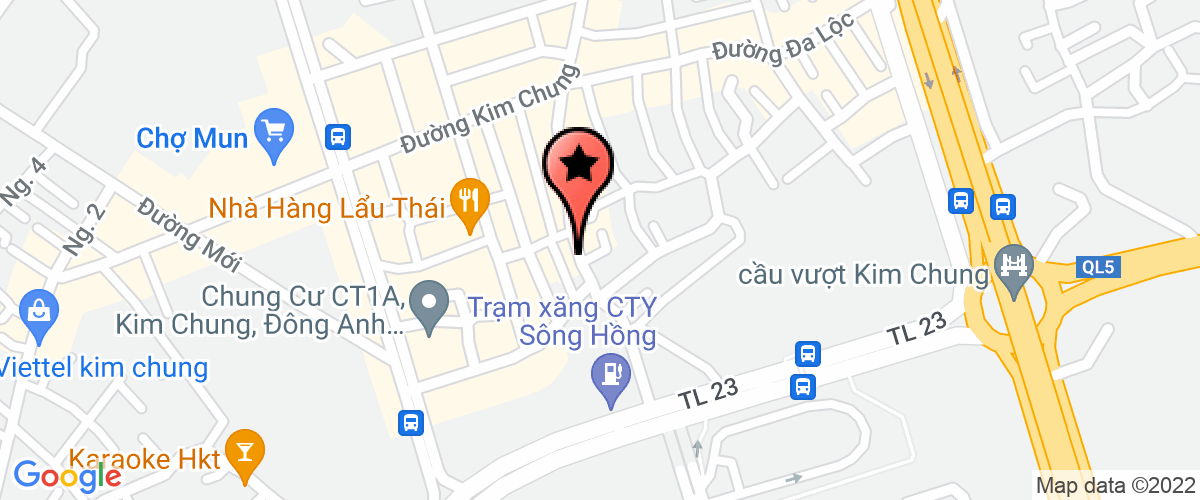 Map go to Toan Thang Trading And Production Company Limited