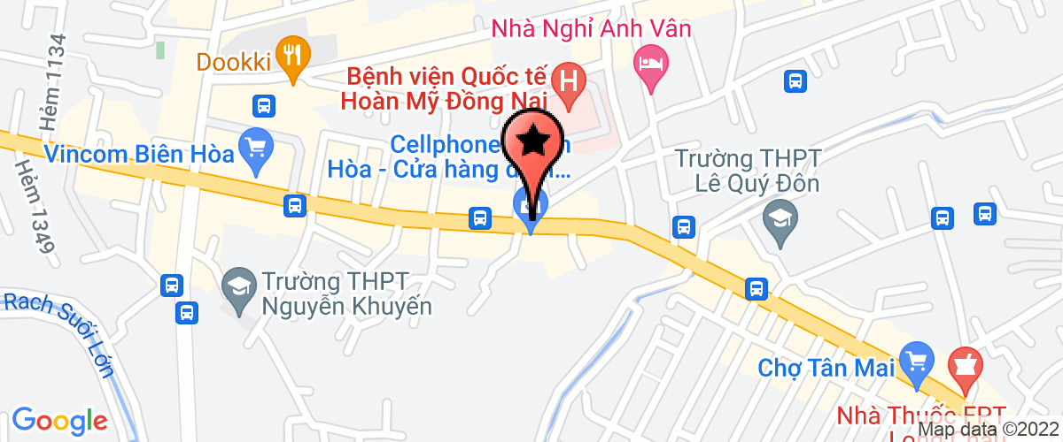 Map go to Thanh Thanh Phat Service Company Limited