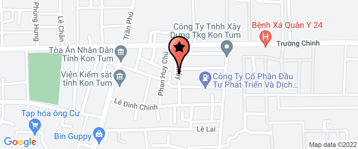 Map go to Dac Tam Kon Tum Service Trading Private Enterprise