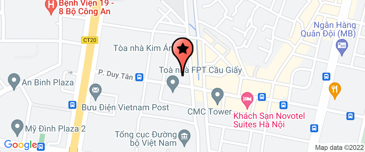 Map go to Hanoi Sky International One Member Company Limited