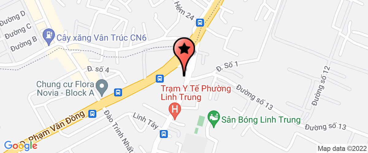 Map go to Minh Quan - Tran Tran - Ty Ty Private Enterprise