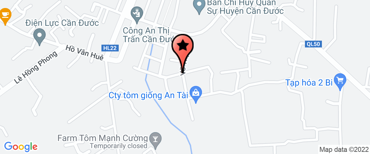 Map go to An Tai - Can Duoc Company Limited