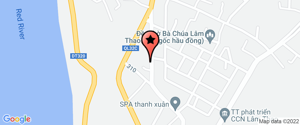 Map go to Truong thi tran Hung Son Nursery