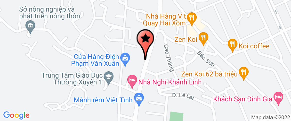 Map go to Thien Ky An Company Limited