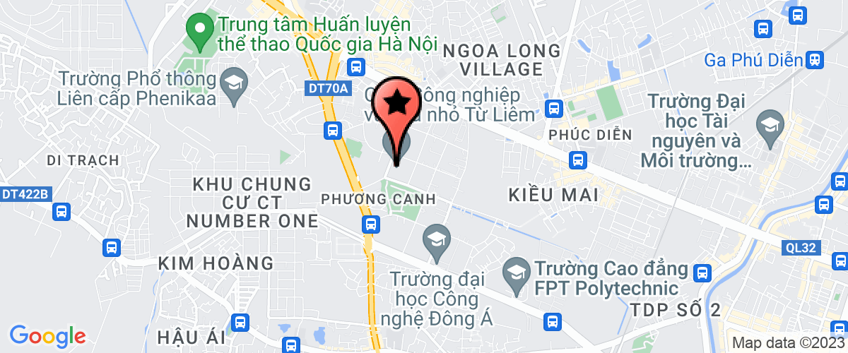 Map go to Huy Thanh Import Export and Trading Investment Joint Stock Company