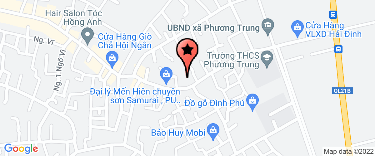 Bản đồ đến Hợp tác xã thương mại, dịch vụ tổng hợp và xây dựng Nón Chuông