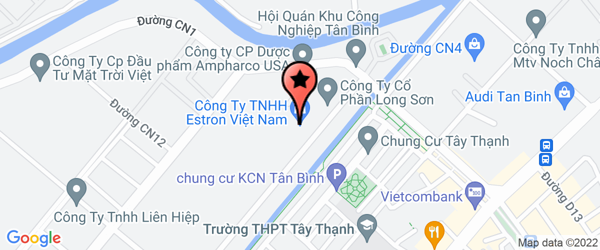 Map go to Công Ty TNHH Dương Nguyễn