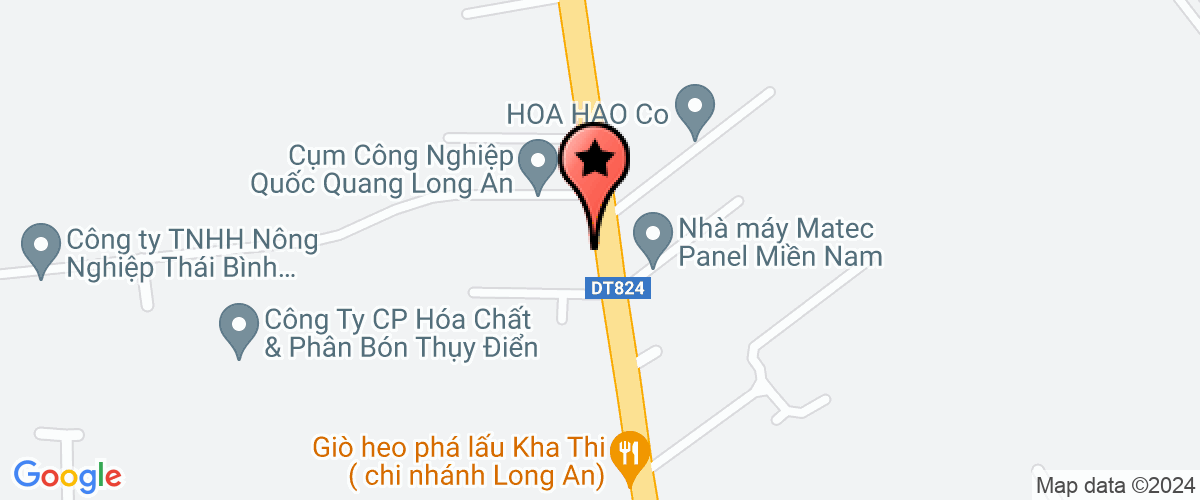 Map go to Thanh Loi Ben Luc District Secondary School
