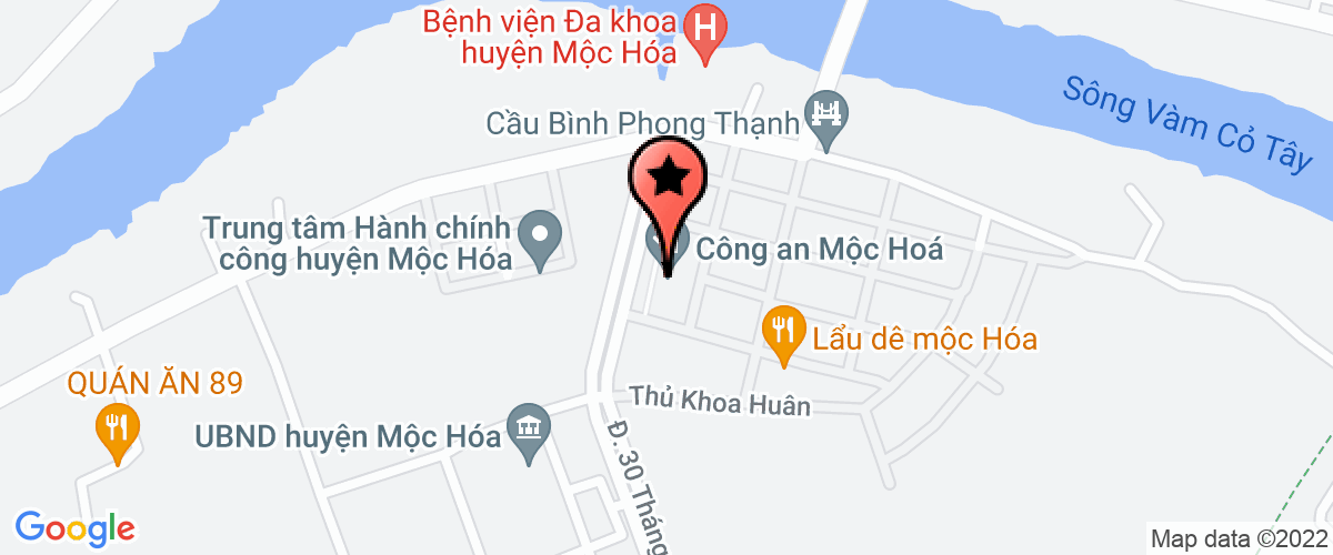 Bản đồ đến Trường Mẫu Giáo Bình Phong Thạnh Huyện Mộc Hóa