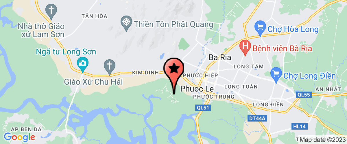 Map go to Vung Tau Electrical Company Limited