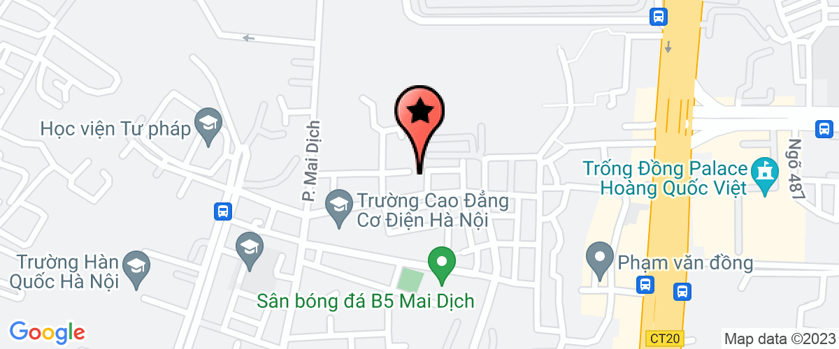 Map go to Tien Trieu Construction Investment Company Limited