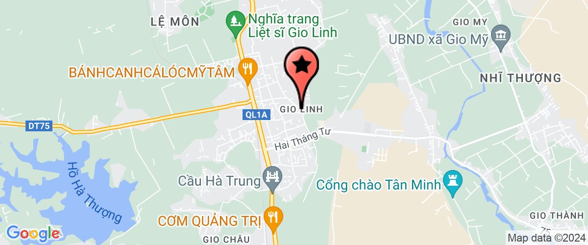 Bản đồ đến Phòng Lao Động Thương Binh Xã Hội Huyện Gio Linh