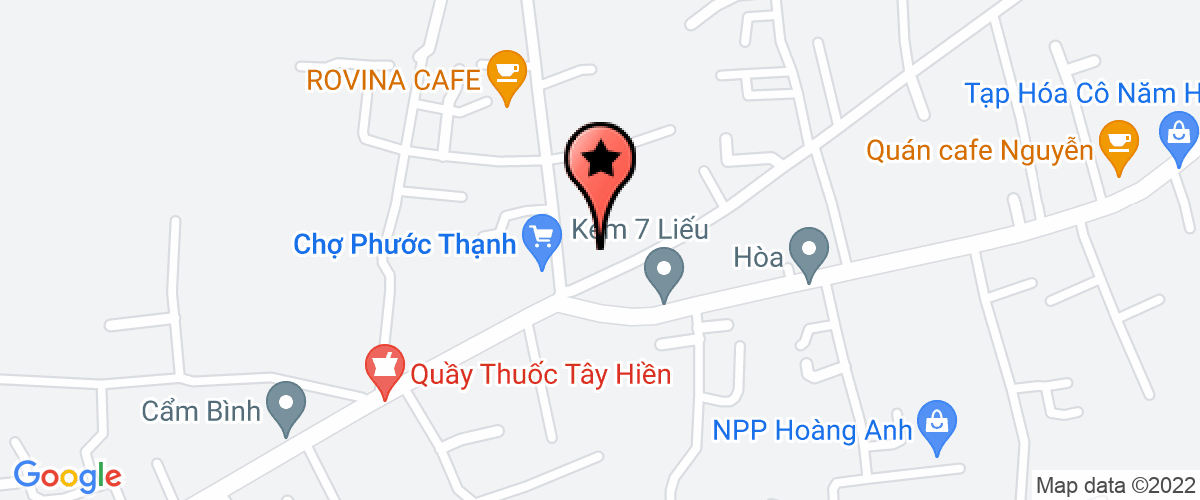 Map go to UBND Xa Phuoc Thanh