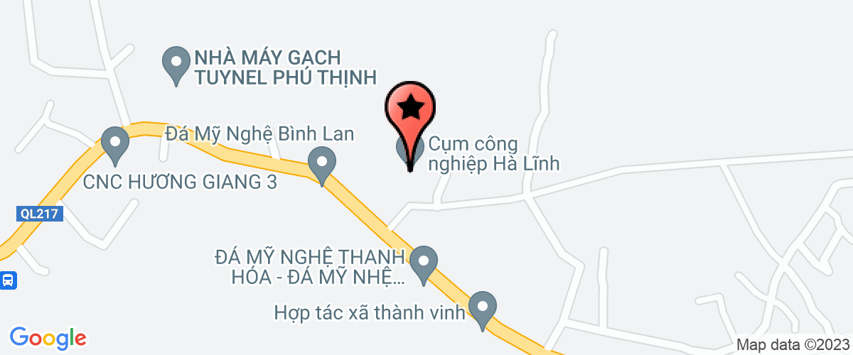 Map go to Tu Nhien Ha Trung Stone Processing Company Limited