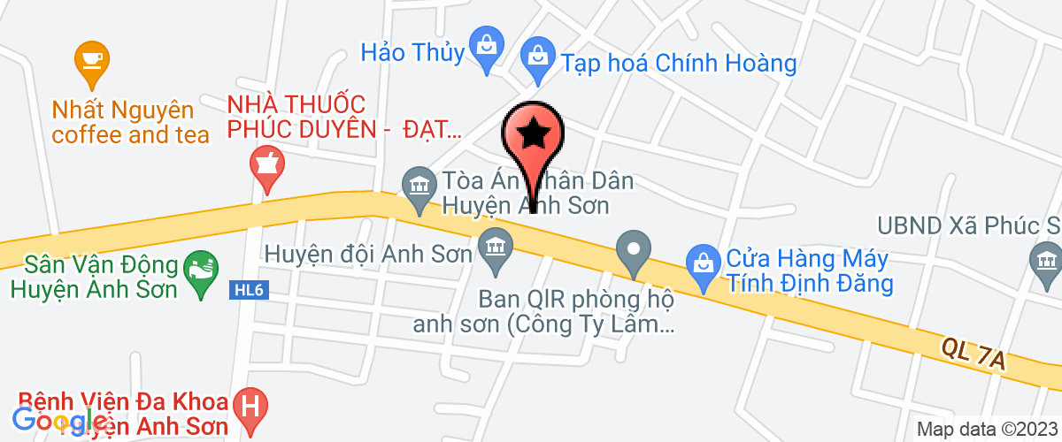 Map go to Cement Joint Stock Company Song Lam 2