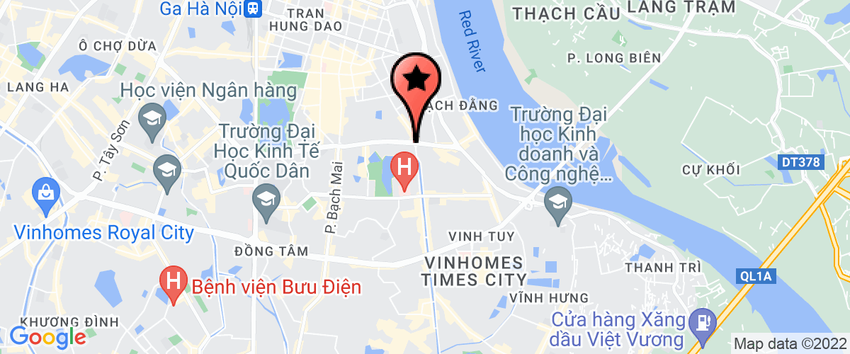 Map go to Ha Noi Achievers Company Limited