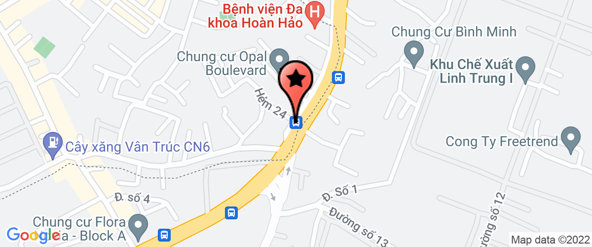 Map go to Viet Future Skill Company Limited