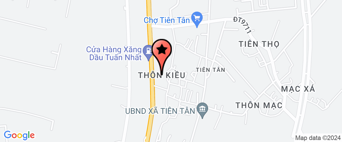 Map go to Tien Tan Elementary School