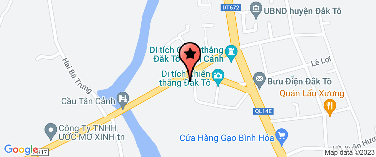 Map go to Dakpsi - Ngoc Linh Company Limited