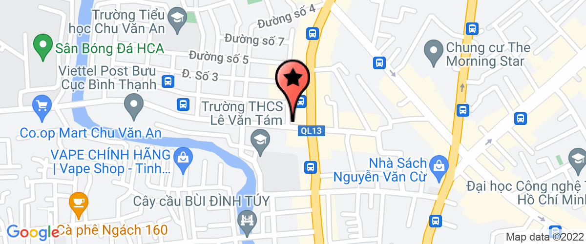 Map go to Trang An Xanh Sai Gon Company Limited