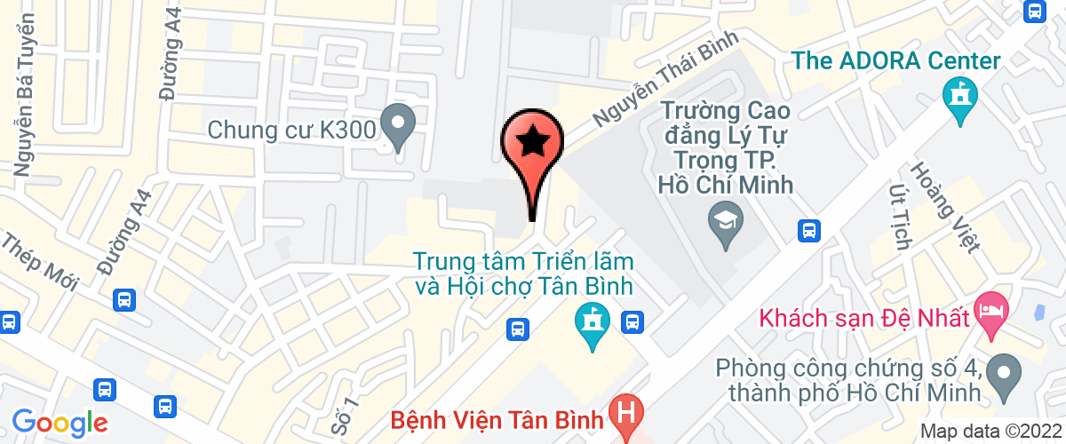 Map go to Sieu Dam Che Bung 2Babe Fashion Company Limited