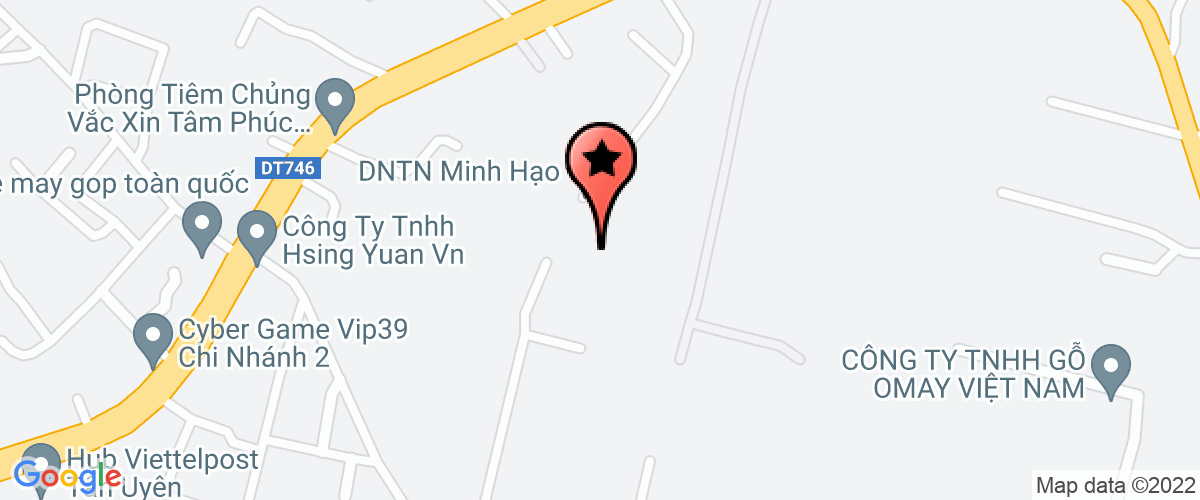 Map go to Dinh Phong Wood Company Limited