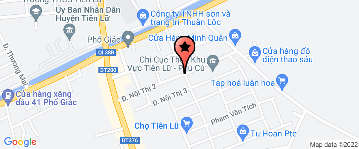 Map go to Vu Hoang Gia Hung Yen Joint Stock Company