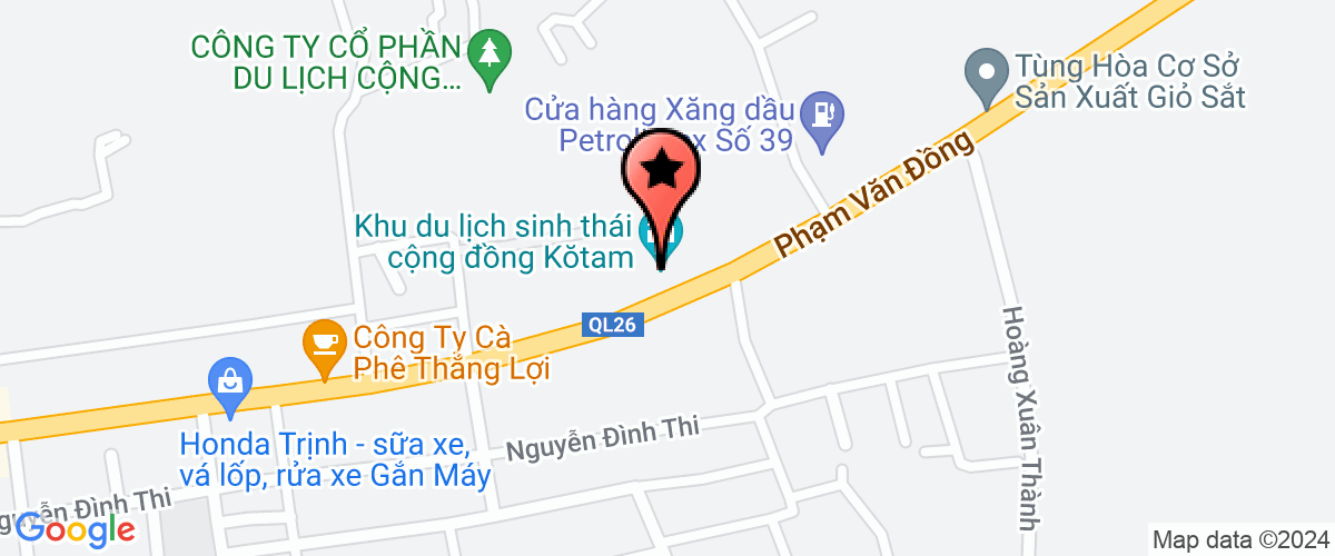 Map go to Tho Ly Trading And Construction Company Limited