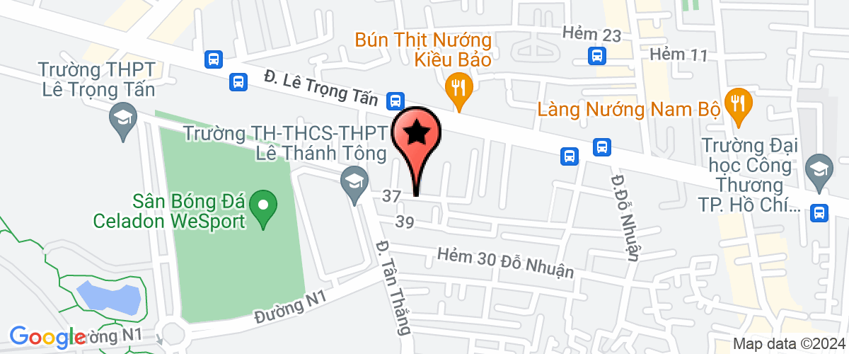 Bản đồ đến Công Ty TNHH Xông Hơi - Xoa Bóp Vinh Tiên
