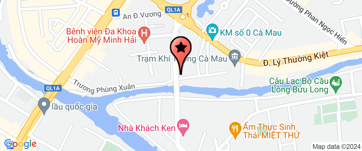 Map go to Huy Ngan Company Limited