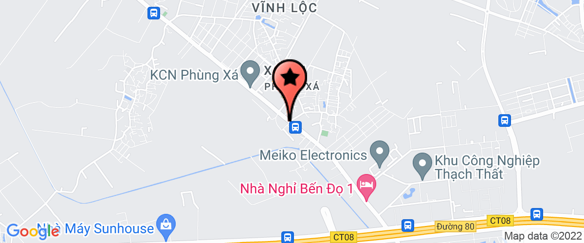 Bản đồ đến Công ty TNHH sản xuất dịch vụ thương mại Việt Thắng