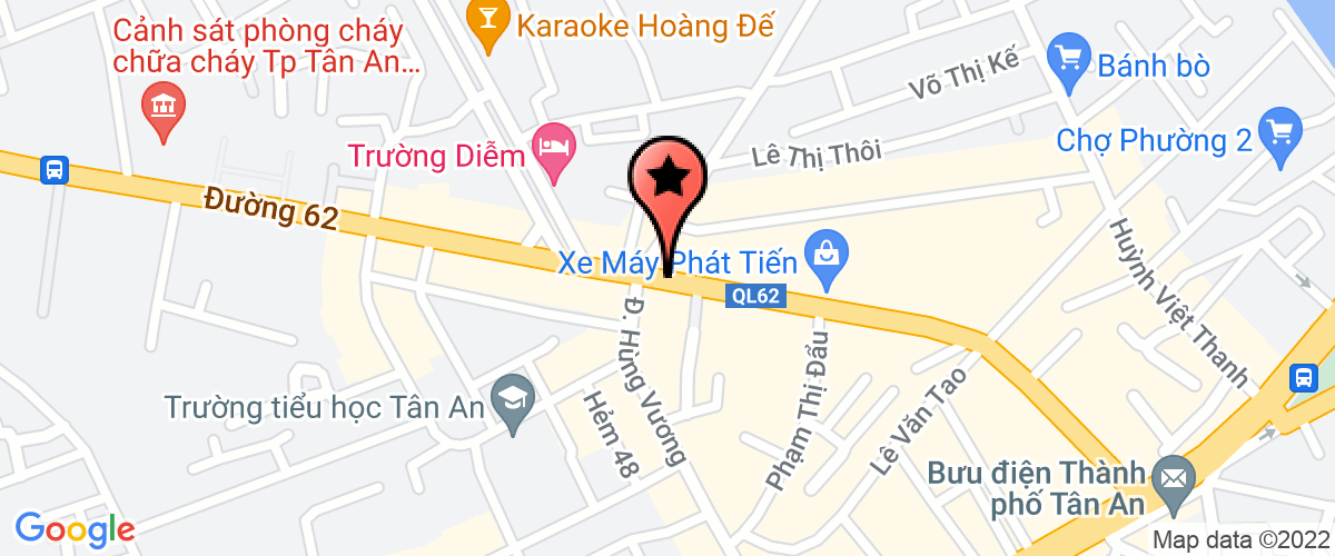Map go to Du Bao Khi Tuong Thuy Van Long An Province Center