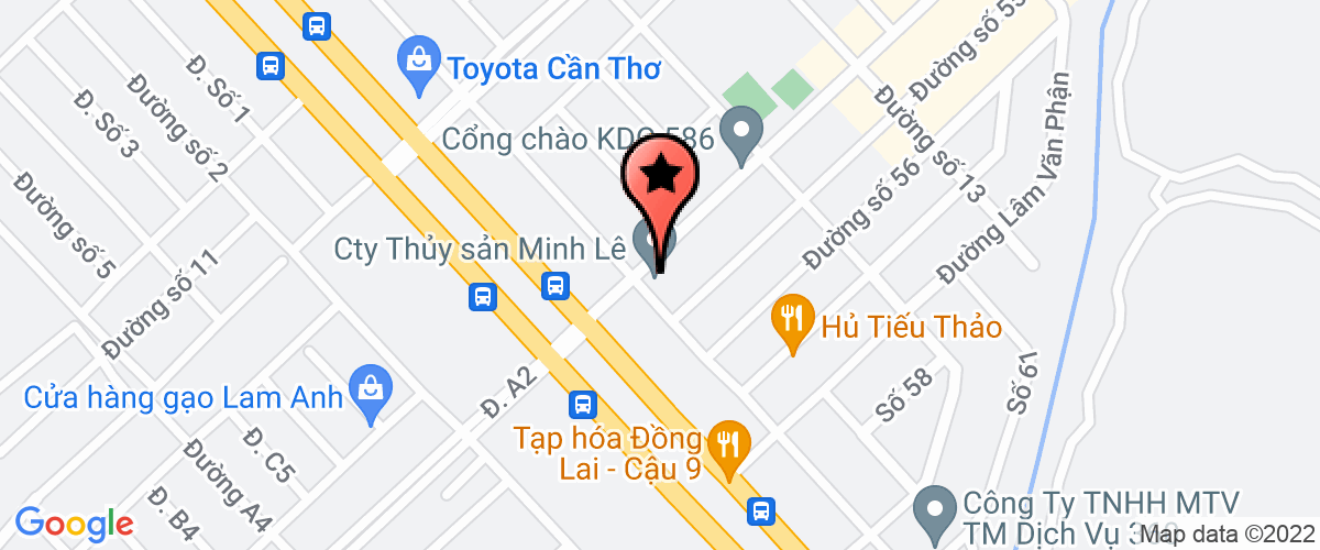 Map go to Dong Tau Dai Phu An Company Limited