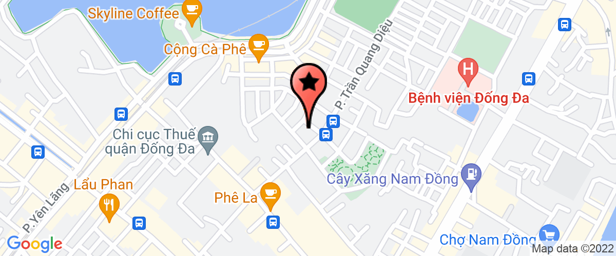 Map go to Trong Tien Trading Construction Investment Company Limited