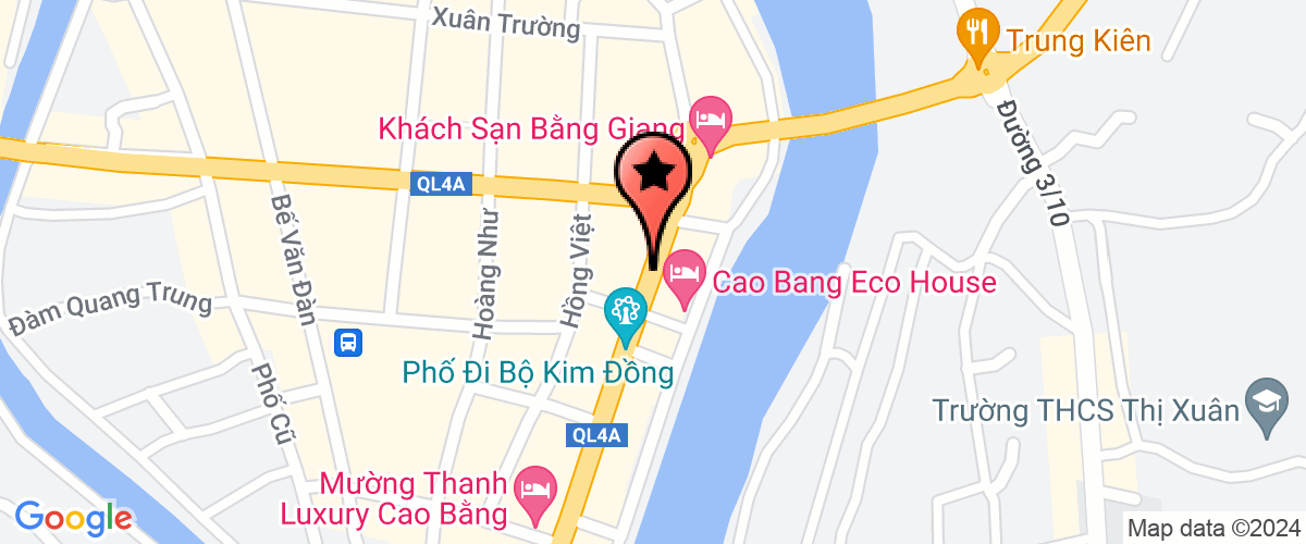Map go to Bang Giang Hydro Power Joint Stock Company