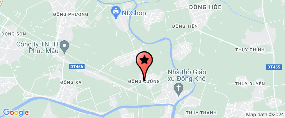 Map go to Uy ban nhan dan xa Dong Cuong