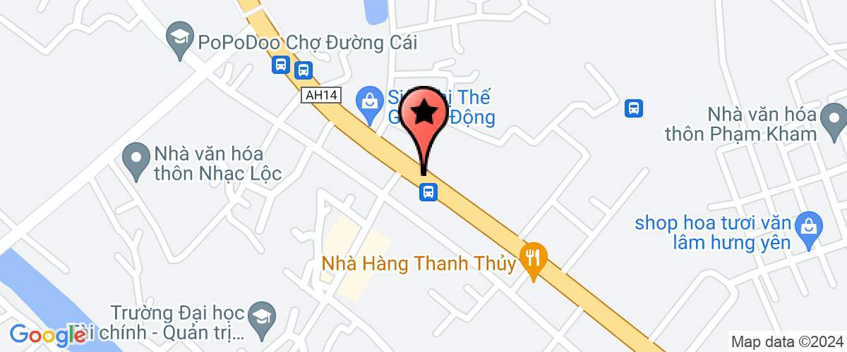 Map go to Viet A Au 368 Steel Joint Stock Company