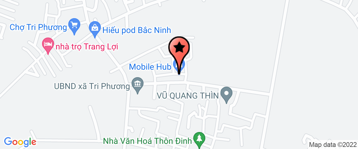 Map go to co phan xay dung Tien Long Company