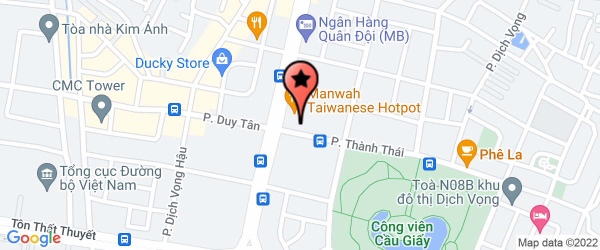 Map go to Dong Phong Group Joint Stock Company