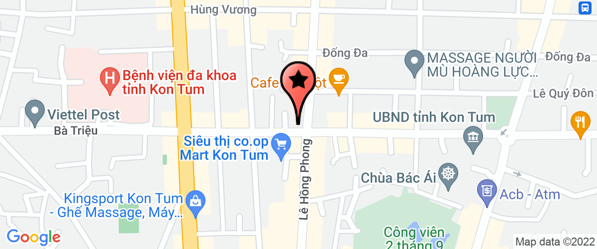 Map go to Phu Hoa Gia Kon Tum One Member Company Limited
