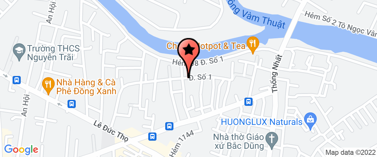 Map go to Minh Huy Construction Trading Corporation