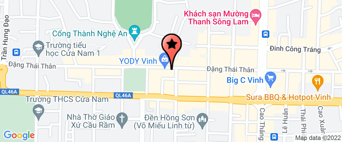 Map go to Trang Eva Trading Company Limited