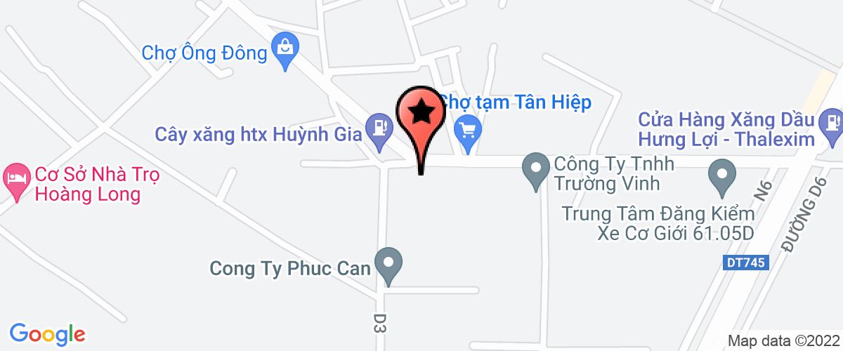 Bản đồ đến Công ty TNHH Sơn HUA BANG