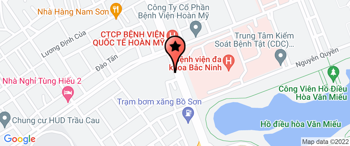 Map go to Bac Ninh Electrical Installation Joint Stock Company